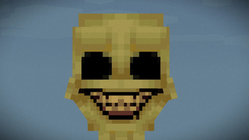 Imagem oficial da galeria do Verity JE mostrando o rosto sorridente de Verity Demon
